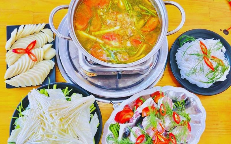 Du lịch Măng Đen - Thưởng thức lẩu cá tầm ngon cùng người thân