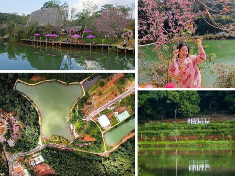 Hồ Đăk Ke - Điểm hẹn dịu dàng của Măng Đen