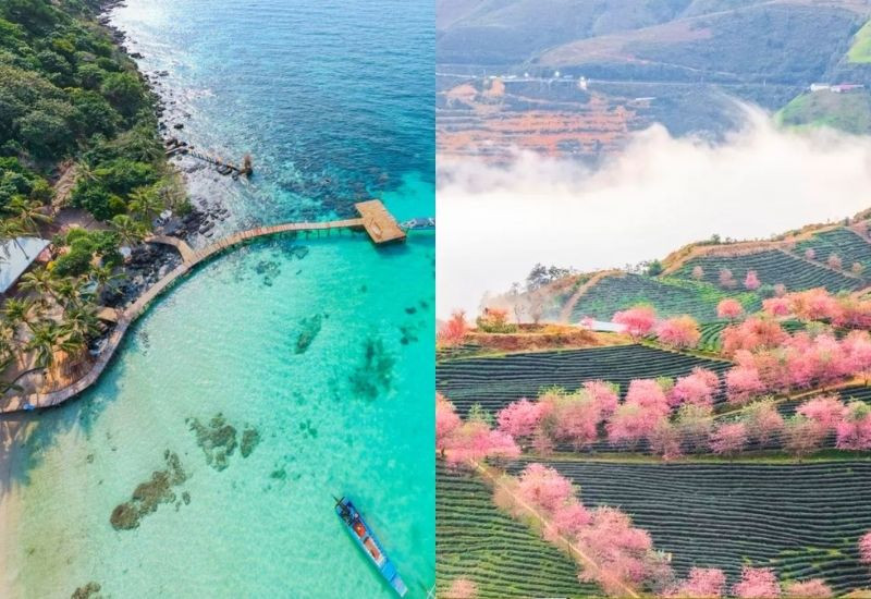 Du lịch trong nước đầu năm tháng 1 nên đi biển hay núi