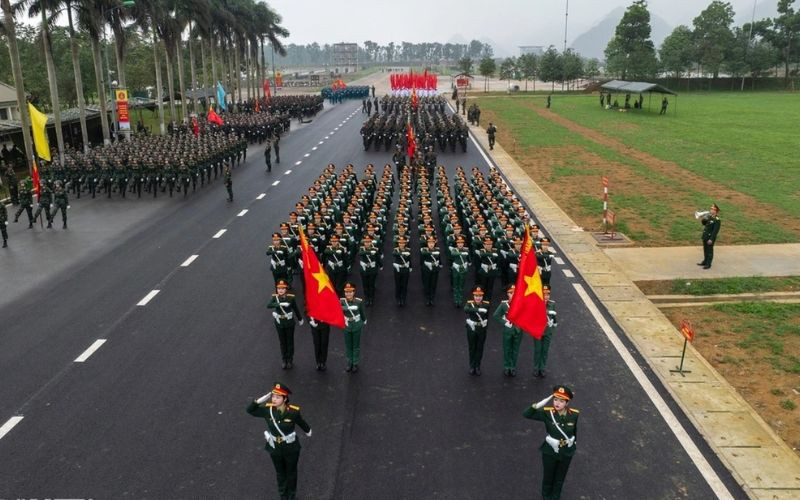 Quá trình tập luyện đầy nghiêm túc và trang trọng