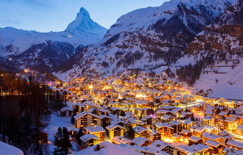 10 điểm tham quan nhất định phải ghé khi du lịch Châu Âu - Thị trấn Zermatt