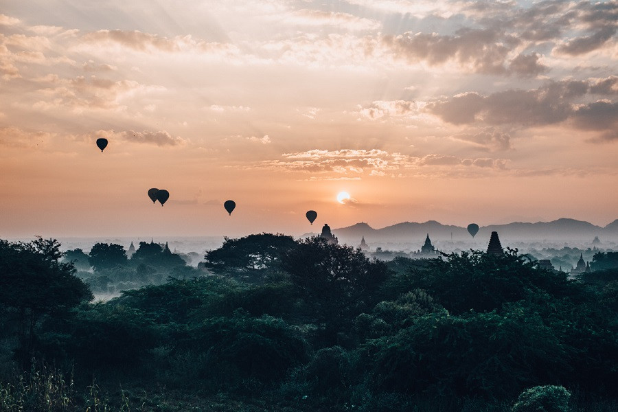 Bagan - Vùng đất cố đô đầy thương nhớ - Ngắm bình minh và khinh khí cầu