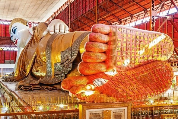 Top 5 điểm đến nổi tiếng tại Myanmar - Phật Chaukhtatgyi