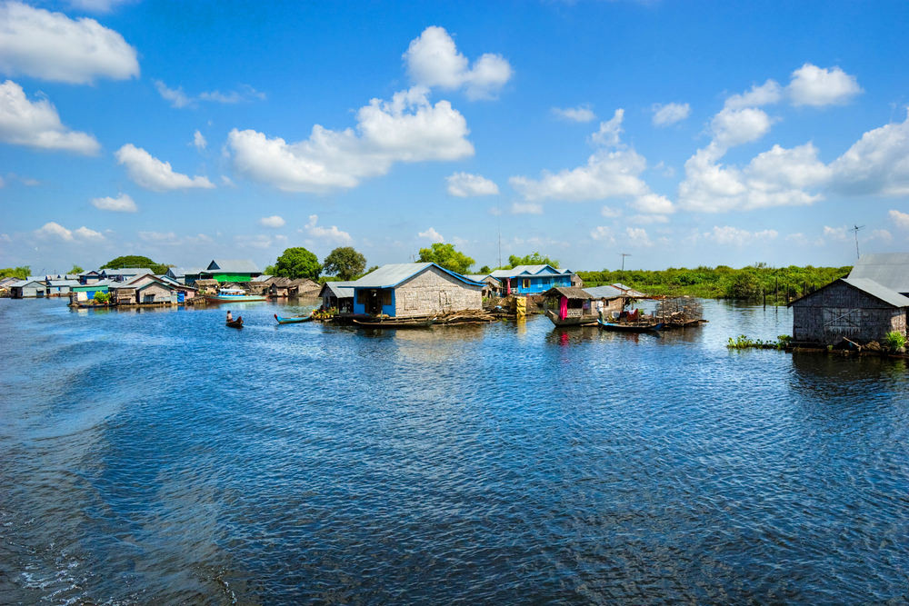 Biển Hồ Tonle Sap rộng mênh mông
