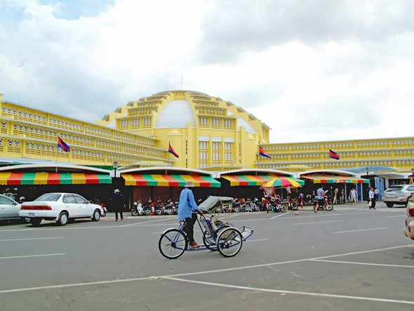 Địa điểm không nên bỏ qua khi du lịch Campuchia - Chợ Phsa Thmey
