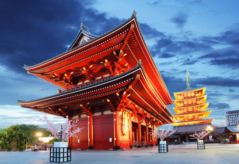 Du lịch Nhật Bản: Khám phá mùa thu ở chùa cổ Asakusa Kanon