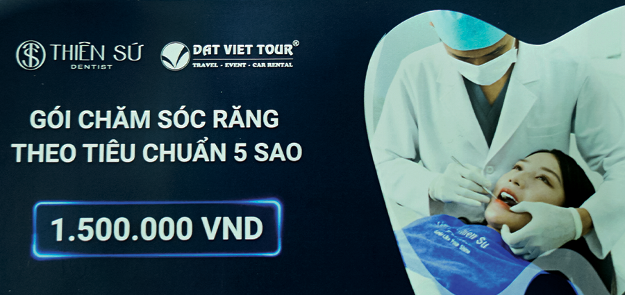 Book tour tết 2024 tại Đất Việt Tour nhận ngay voucher Nha Khoa Thiên Sứ trị giá lên đến 1,500,000đ