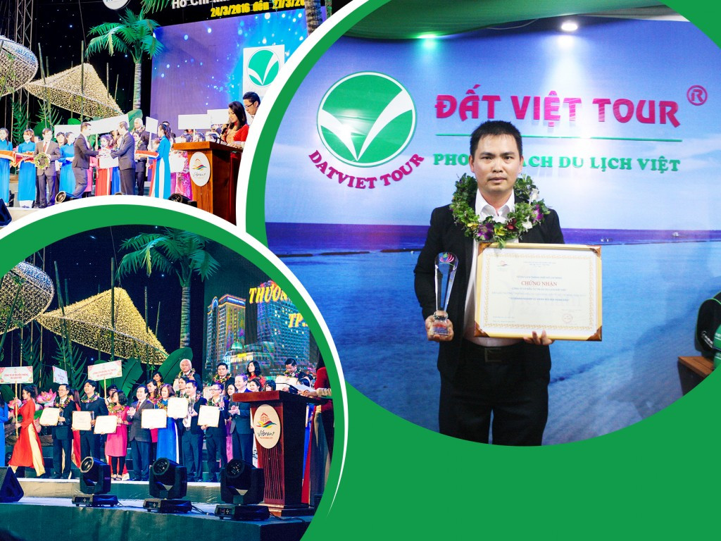 Đất Việt Tour nhận giải thưởng Top 10 doanh nghiệp lữ hành nội địa hàng đầu Tp.HCM