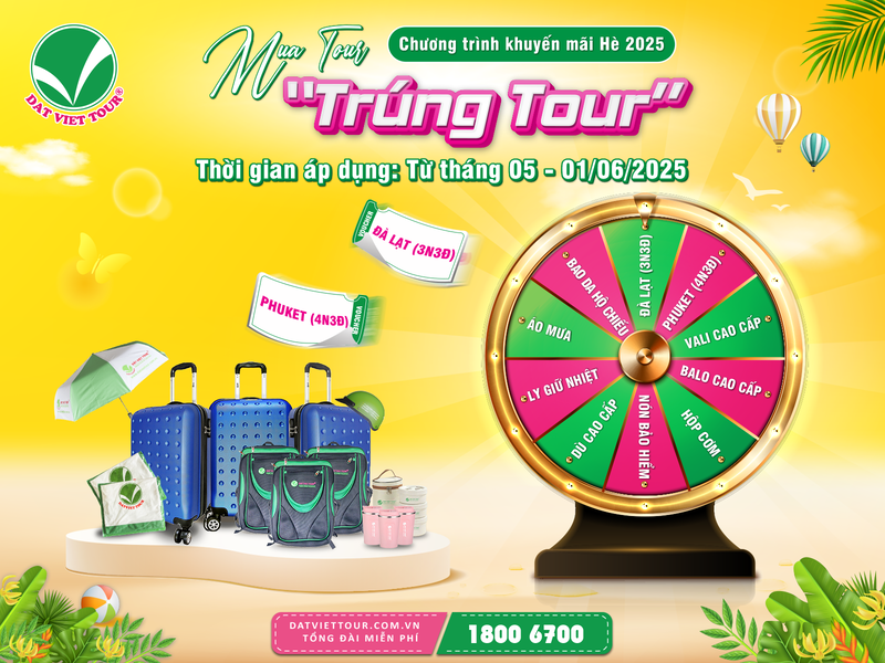Khuyến Mãi Hè - "Mua Tour - Trúng Tour"