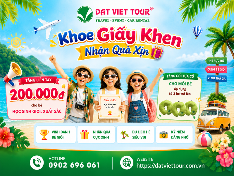 Chương trình khuyến mãi "Khoe Giấy Khen - Nhận Quà Xịn" Chương trình khuyến mãi "Khoe Giấy Khen - Nhận Quà Xịn"