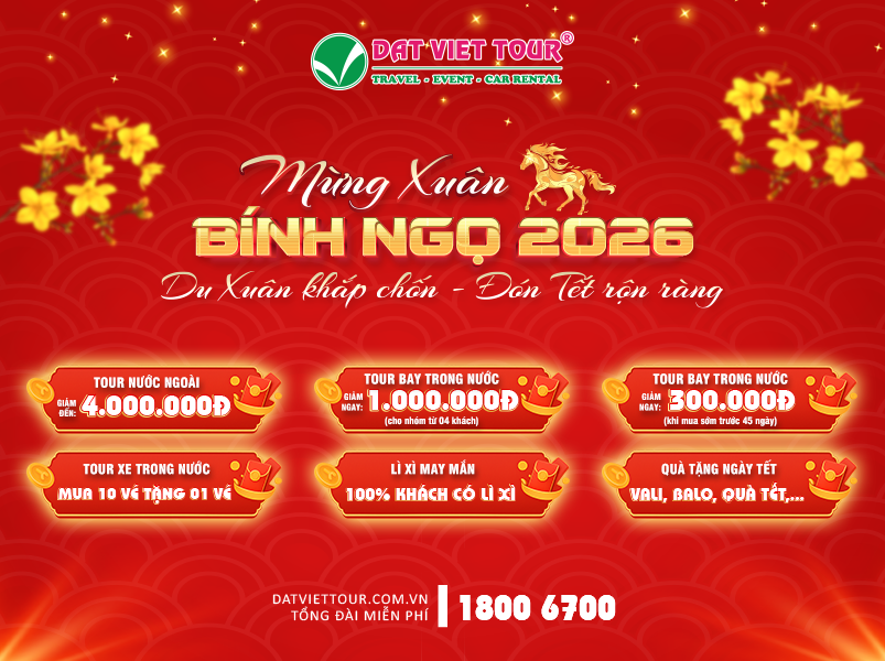 Mừng xuân Bính Ngọ 2026: Du xuân khắp chốn - Đón Tết rộn ràng  Mừng xuân Bính Ngọ 2026: Du xuân khắp chốn - Đón Tết rộn ràng