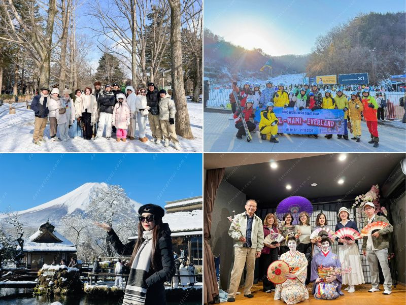 Mùa đông lãng mạn tại Nhật Bản - Hàn Quốc