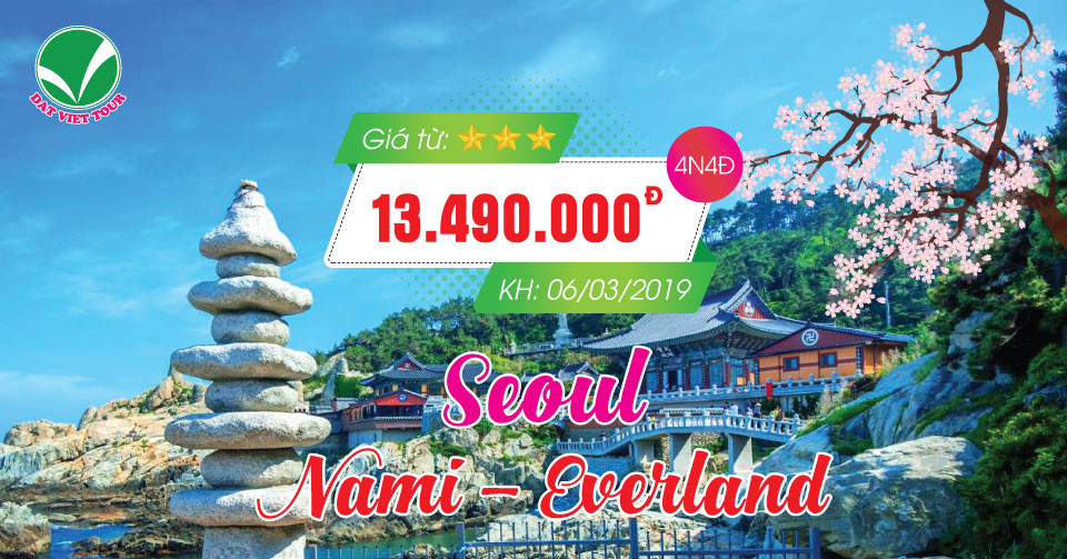 Du lịch nước ngoài giá rẻ nhiều quà cùng Đất Việt Tour - Tour Seoul