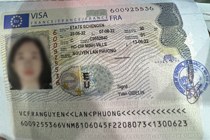 Visa Pháp là giấy chứng nhận cho phép người nước ngoài được nhập cảnh vào nước Pháp