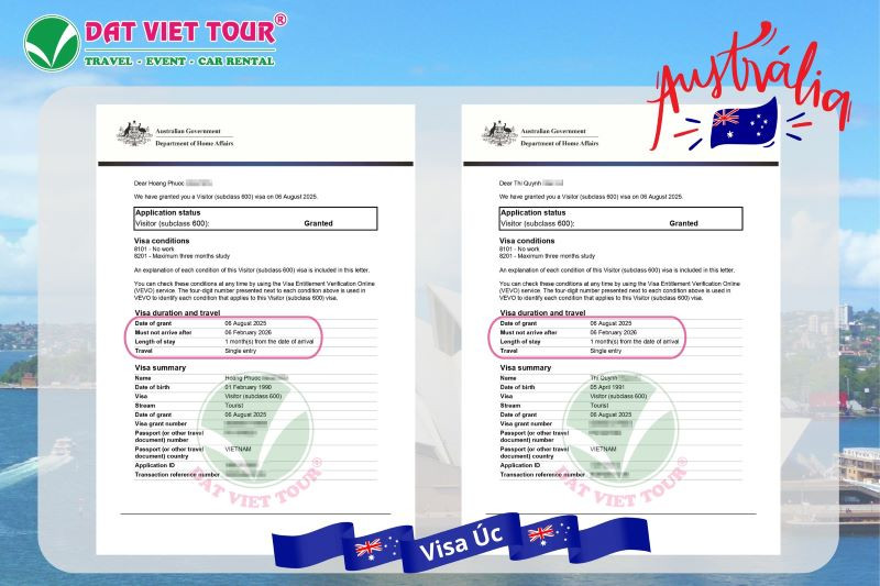 Dịch vụ làm visa Úc tại Visa Đất Việt nhanh chóng, uy tín